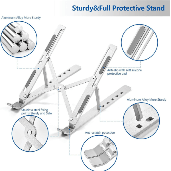 Foldable Creative Folding Storage Bracket Laptop Stand Aluminum