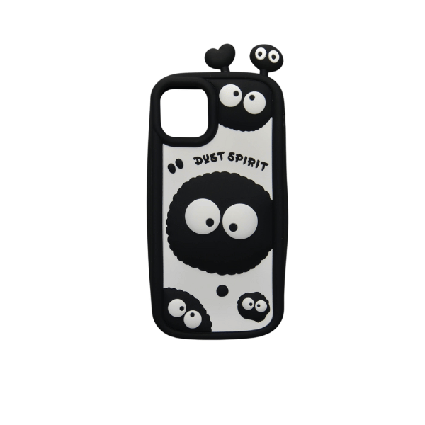 For iP 11 Pro Max Silicone 3D Cartoon Cover Soft Shapes