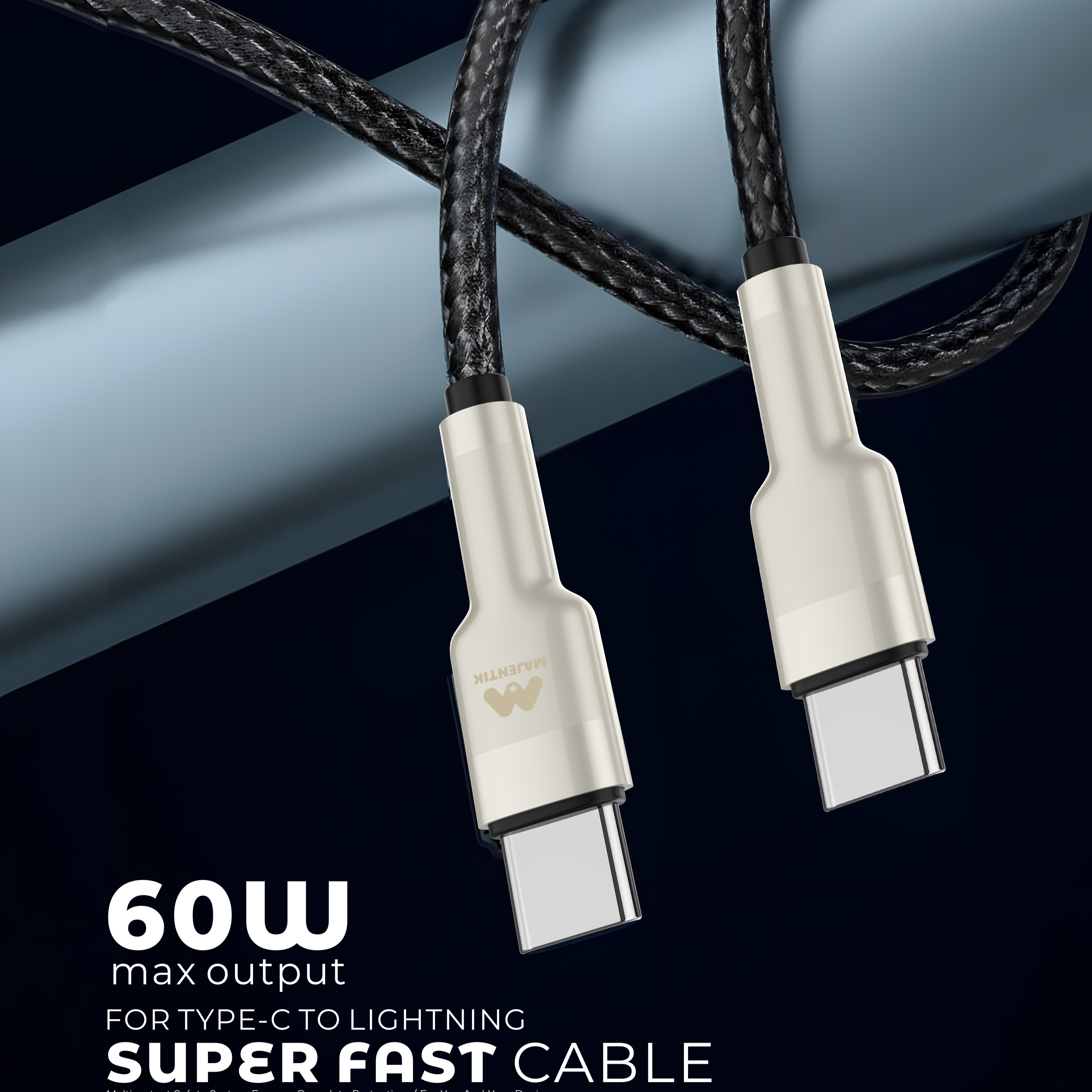 Majentik CL013 cable for type-c to type-c 2m 60w