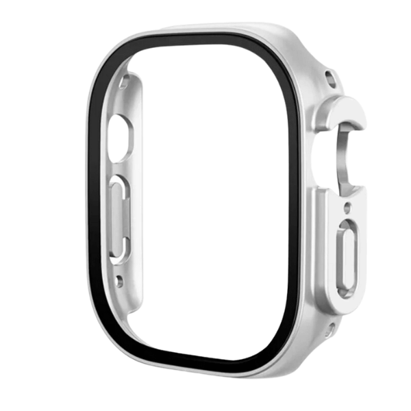 For Apple Watch Ultra Tempered Glass Film PC Watch Case 49 mmm