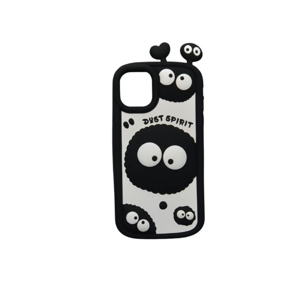 For iP 11 Silicone 3D Cartoon Cover Soft Shapes