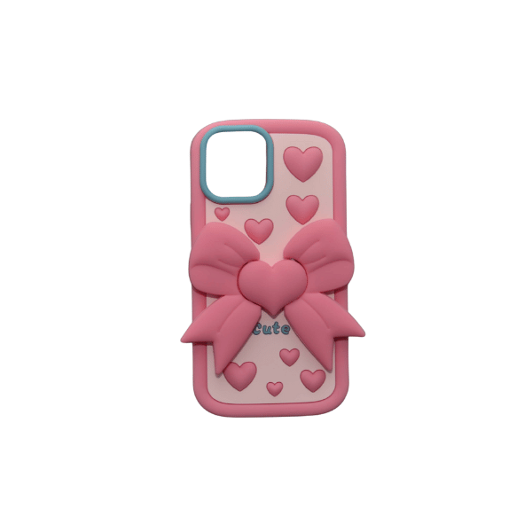 For iP 12 Silicone 3D Cartoon Cover Soft Shapes