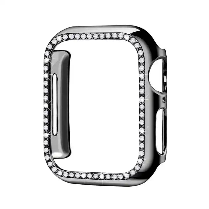 For Apple Watch Glass Diamond case 44 mm