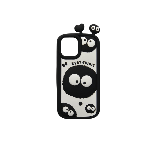 For iP 12 Silicone 3D Cartoon Cover Soft Shapes