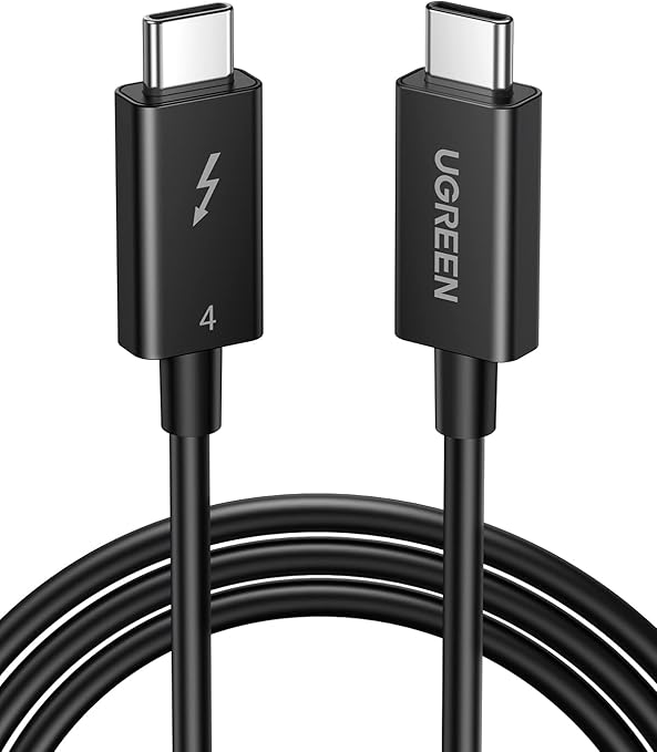 [6957303833894] UGREEN USB C to Type C 100W Thunderbolt 4 PD Cable Black