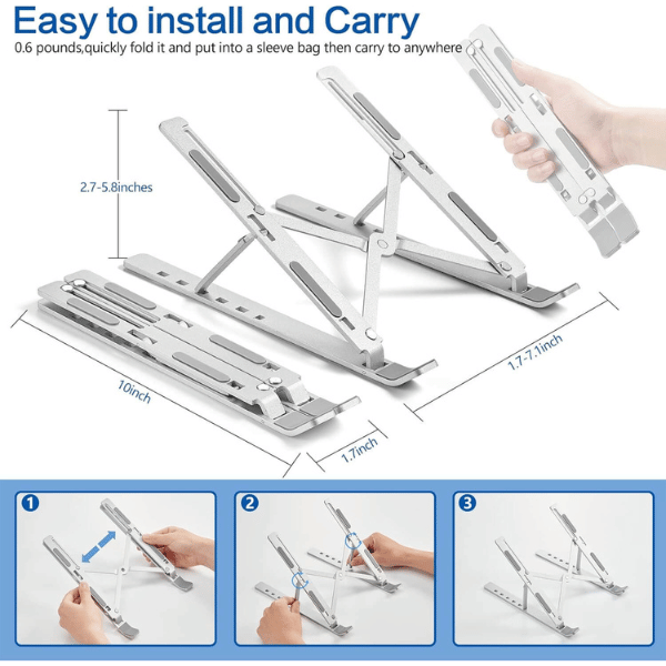 Foldable Creative Folding Storage Bracket Laptop Stand Aluminum