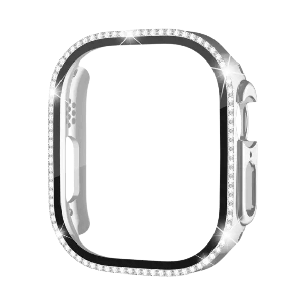 For Apple Watch Glass Diamond case 49 mm