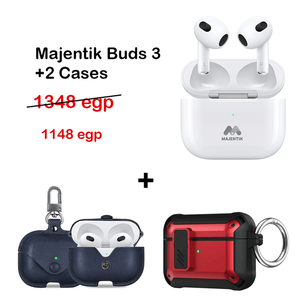Majentik Buds 3 + 2 Cases (Choose Any)