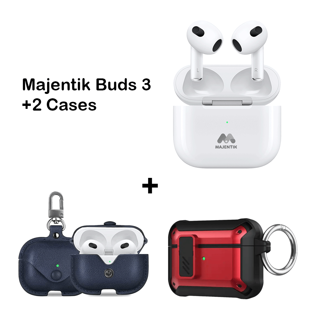Majentik Buds 3 + 2 Cases (Choose Any)