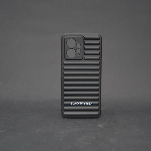 For Redmi Note 12 Black Panther Pump Silicon Cover