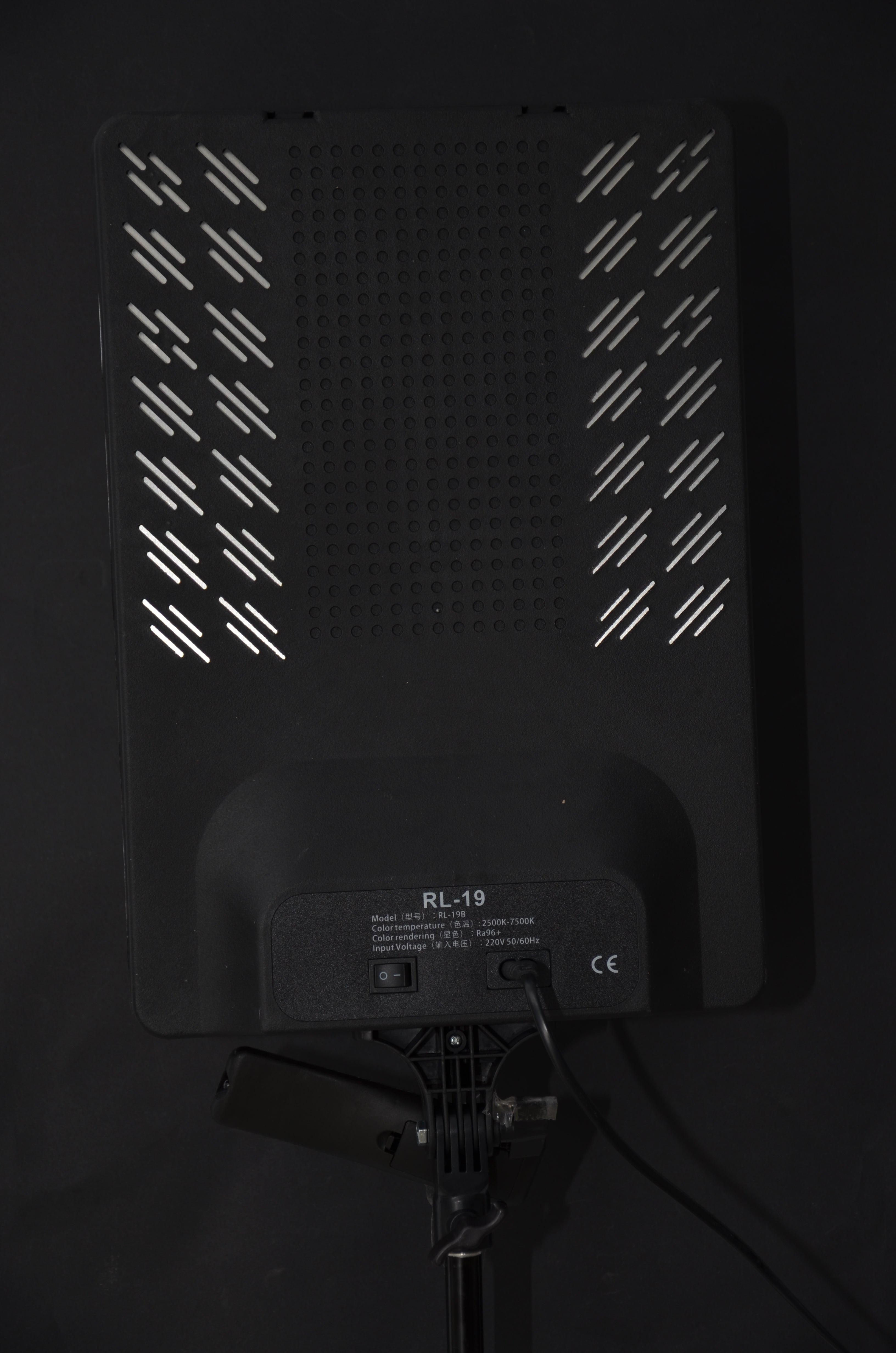 LED Rl-19 Panel Light Professional Video & Photography Light (Without Stand)