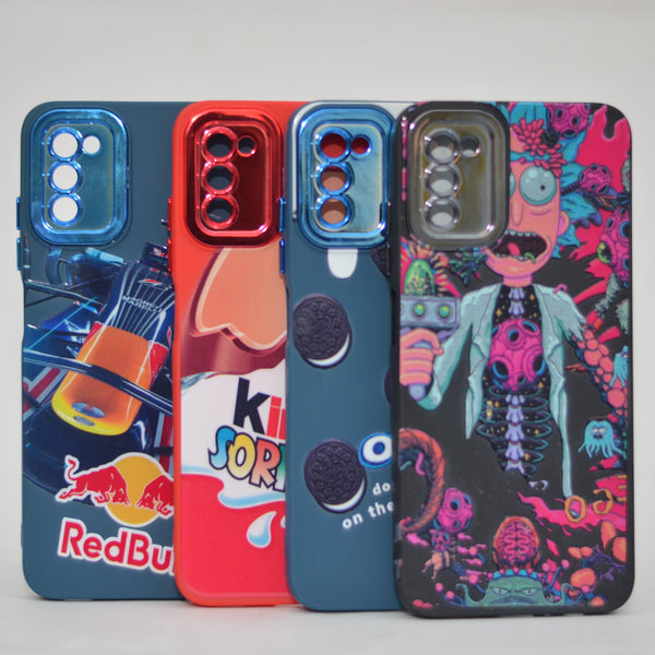 For A03s Samsung IDM Silicon Printed Covers