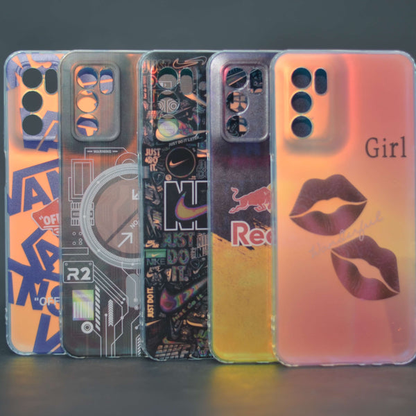 For A16 Oppo IDM Silicon Printed Covers