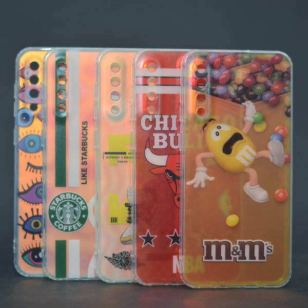 For A50 Samsung IDM Silicon Printed Covers