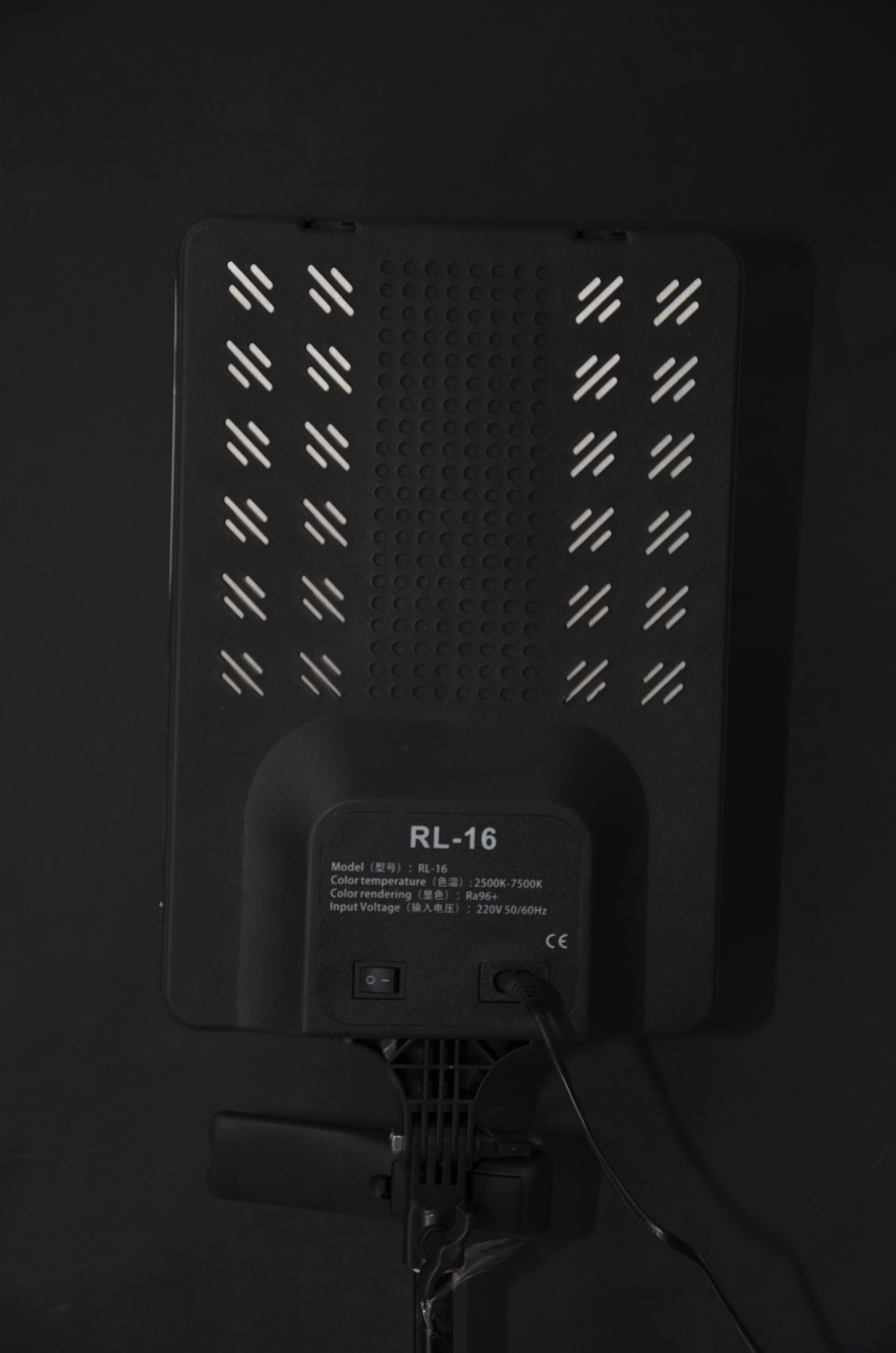 LED Rl-16 Panel Light Professional Video & Photography Light (Without Stand)