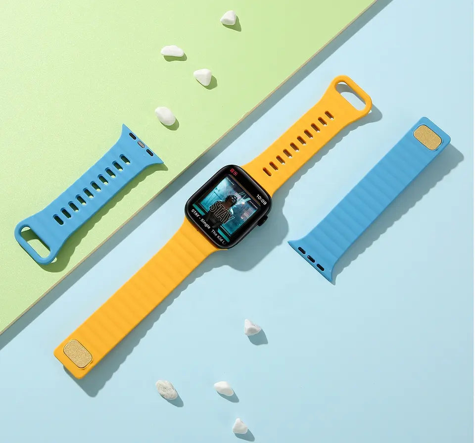 Breathable Skin-friendly Silicone Watch Strap For Apple Watch Ultra 44/45/49 MM