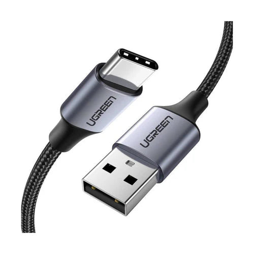 [6957303864089] UGREEN USB-A to USB-C  3M aluminum braid Cable Black