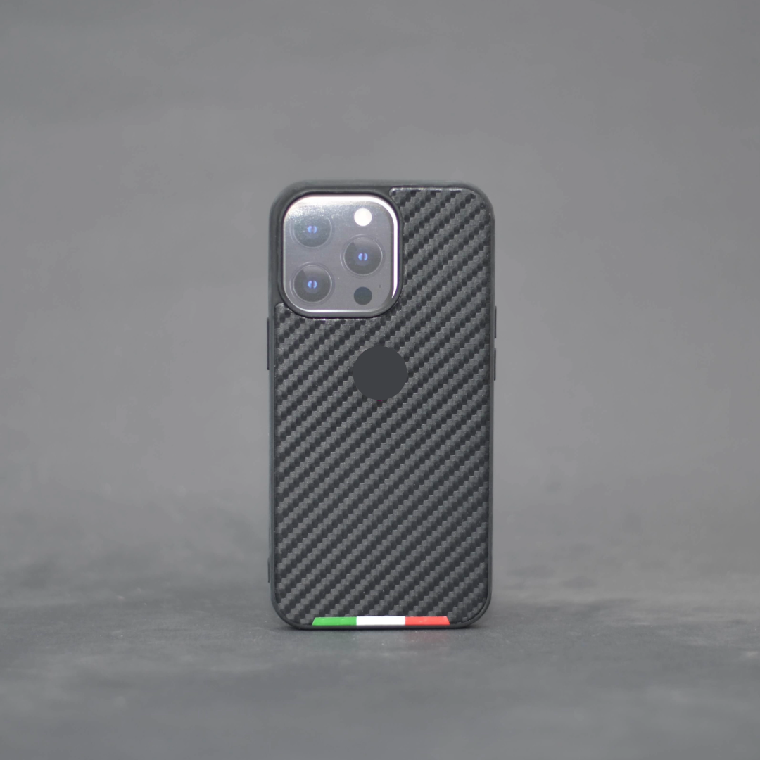 For iP 13 Pro Real Ferrari Carbon Fiber Covers
