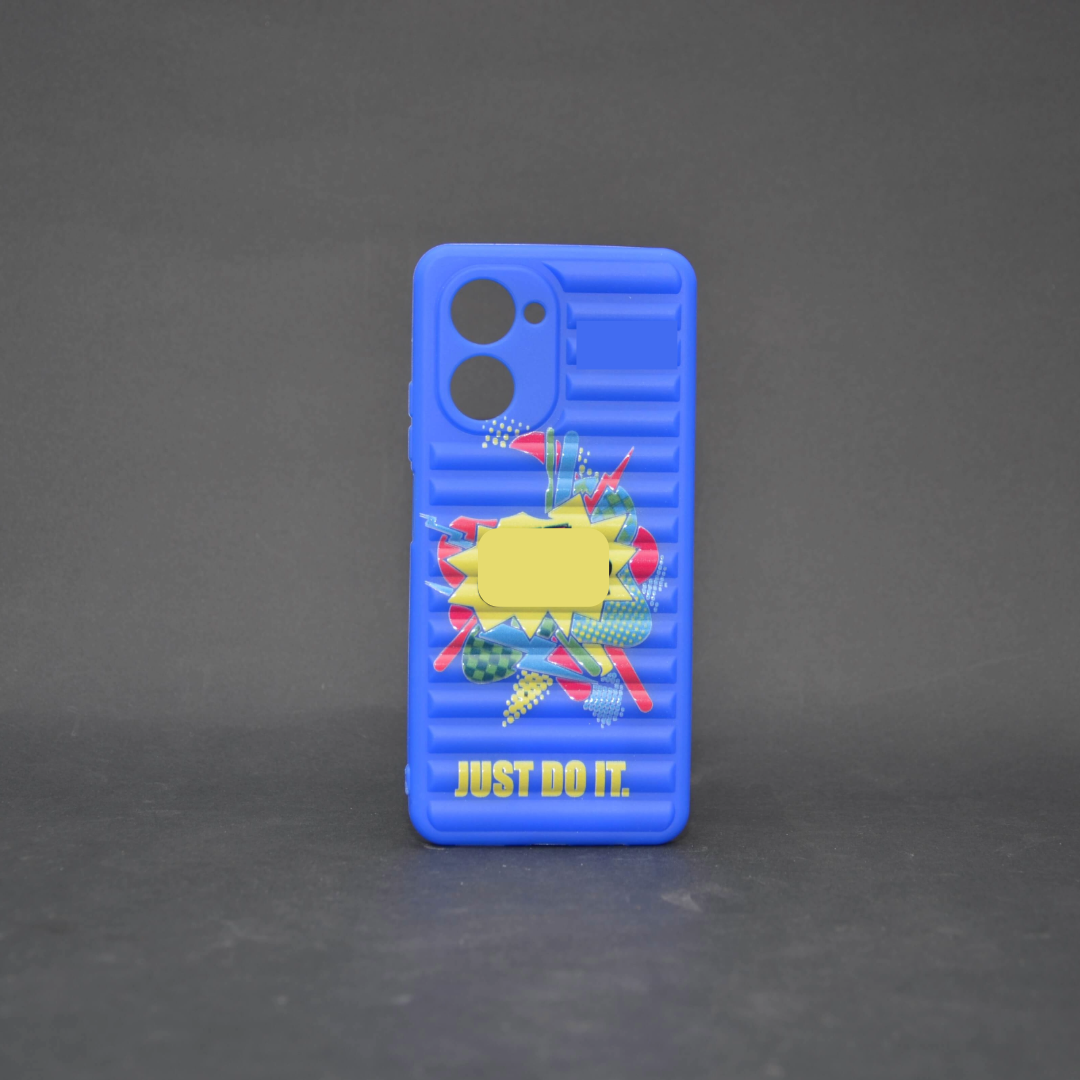 For Realme C33 Printed Pump Silicon Cover