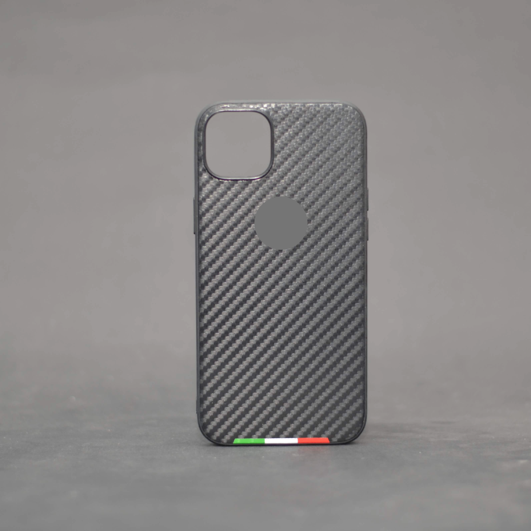 For iP 14 Plus Ferrari Carbon Fiber Covers