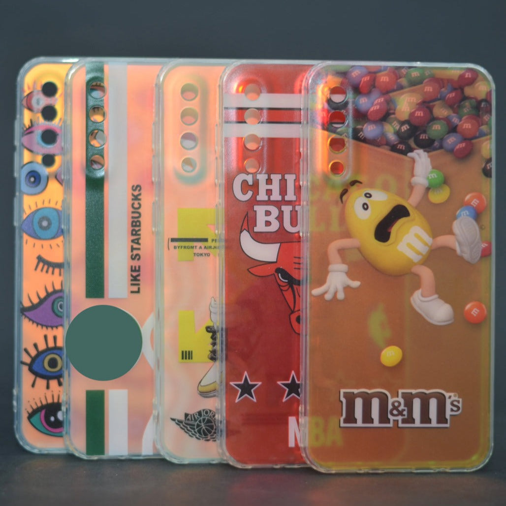 For A50 Samsung IDM Silicon Printed Covers
