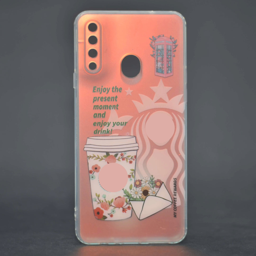 For A20s Samsung IDM Silicon Printed Covers