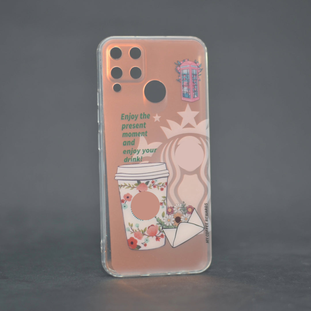 For C15 Oppo IDM Silicon Printed Covers