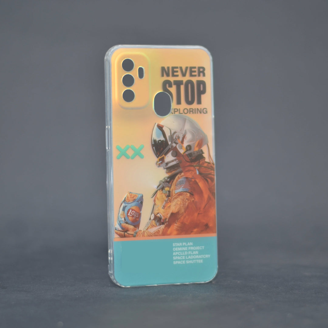 For A53 Oppo IDM Silicon Printed Covers