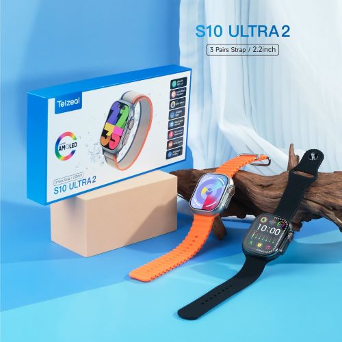 ساعة ذكية TELZEAL S10 ULTRA2 مقاس 49 ملم  