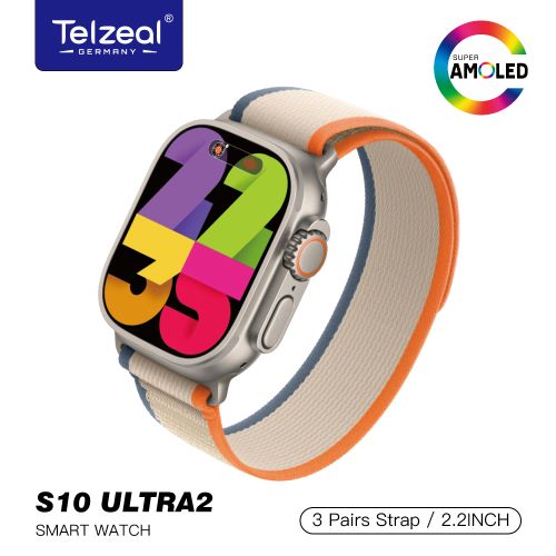 ساعة ذكية TELZEAL S10 ULTRA2 مقاس 49 ملم  