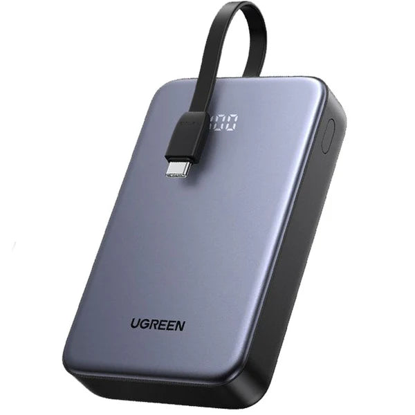 UGREEN 20000mAh Power Bank with Built-in Cable