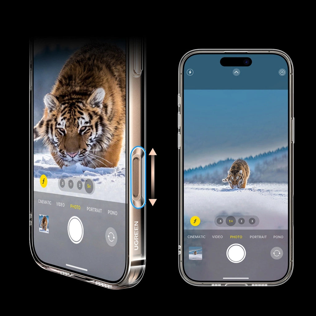 UGREEN Classy Clear Magnetic Protective Case for iPhone 16 Pro (Clear)
