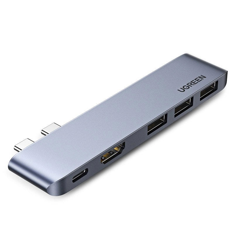 UGREEN USB C HUB 5-in2 For MacBook Pro/Air – 3 USB 3.0– USB C–HDMI 4K