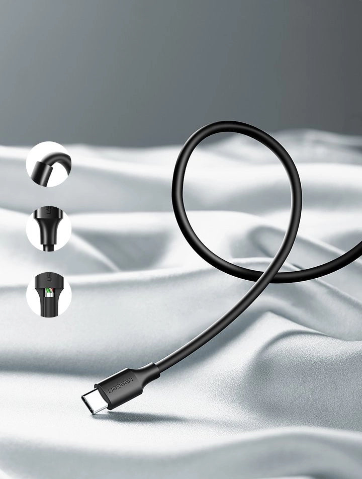 [6957303861187] UGREEN USB-A to Type-C Cable 2m Black