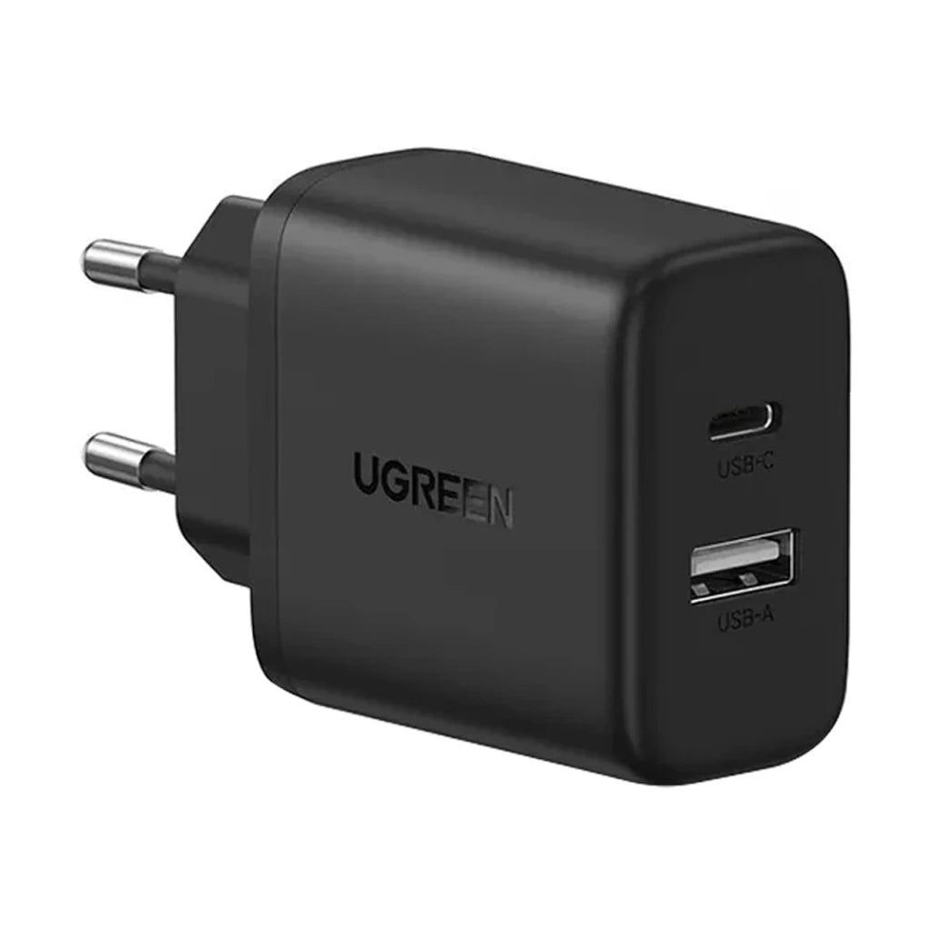 UGREEN X227 20W GaN Wall Charger 1x USB-A 1x USB-C Black