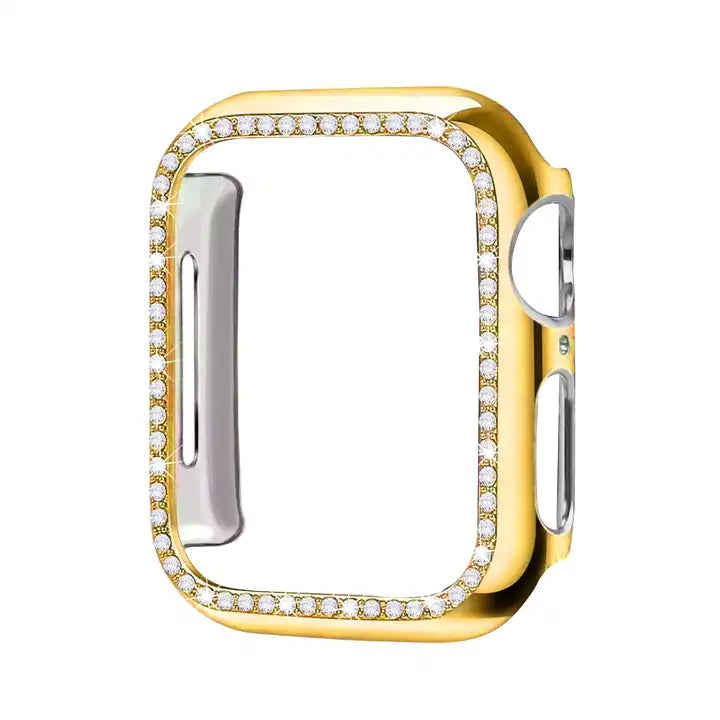 For Apple Watch Glass Diamond case 45 mm