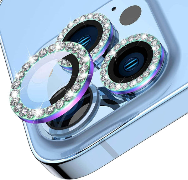 For iP 12 Pro Max Camera Lens Cover Strass