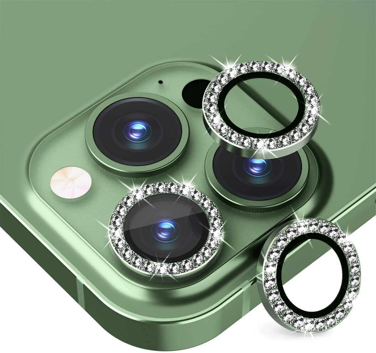 For iP11 Pro / 11 Pro Max Camera lens Cover Strass