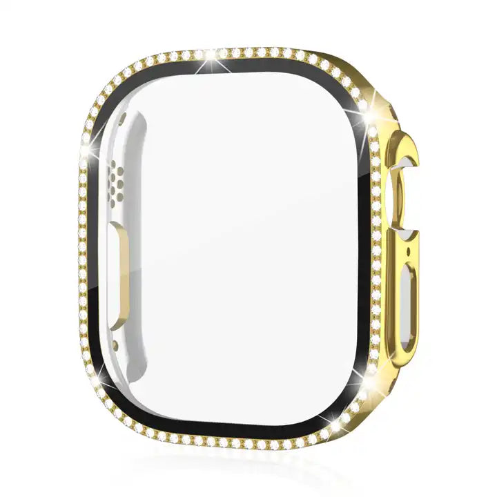 For Apple Watch Glass Diamond case 49 mm