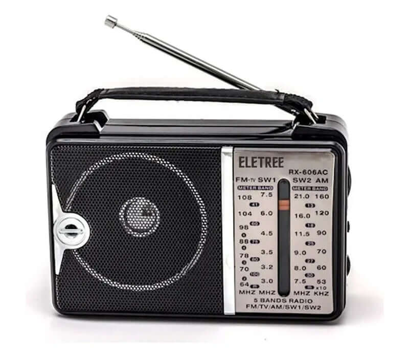 راديو جولون كلاسيكي RX-606 يعمل بالكهرباء بأربع موجات AM,FM,SW1,SW2