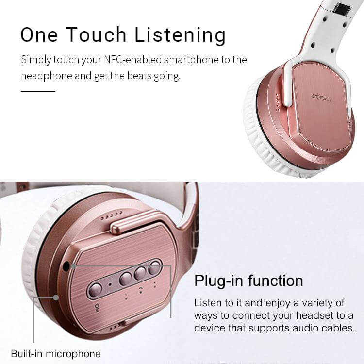 Sodo MH2 Bluetooth 3.0 Wireless Headphone With NFC