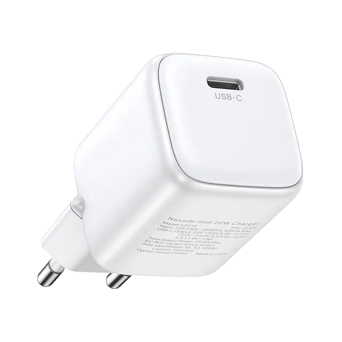 [6941876213245] UGREEN Nexode Fast Charger 20W USB-C PD White