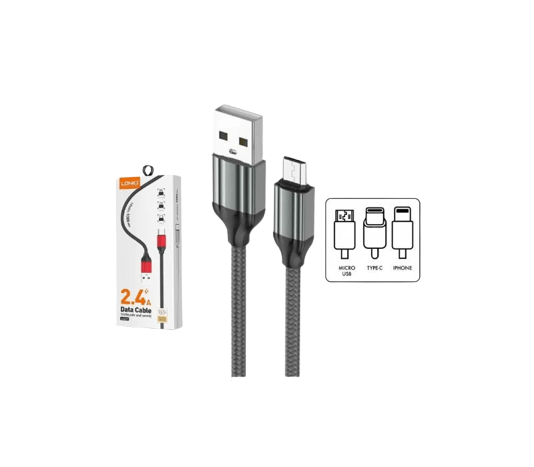 For iPhone Ldnio Micro LS441 Mobile Phone Fast Charging Cable USB to Charging Cable - Matjrna