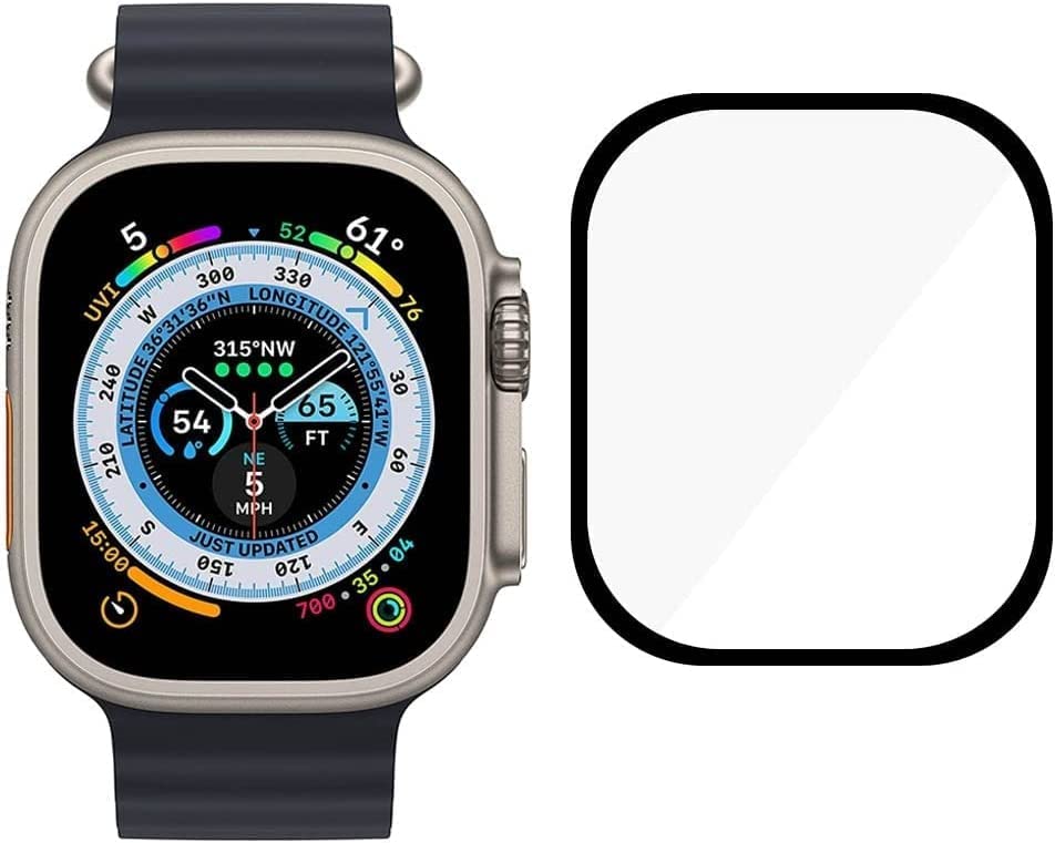 PMMA 3D Screen Protector Compatible with Apple Watch 49 mm - Matjrna