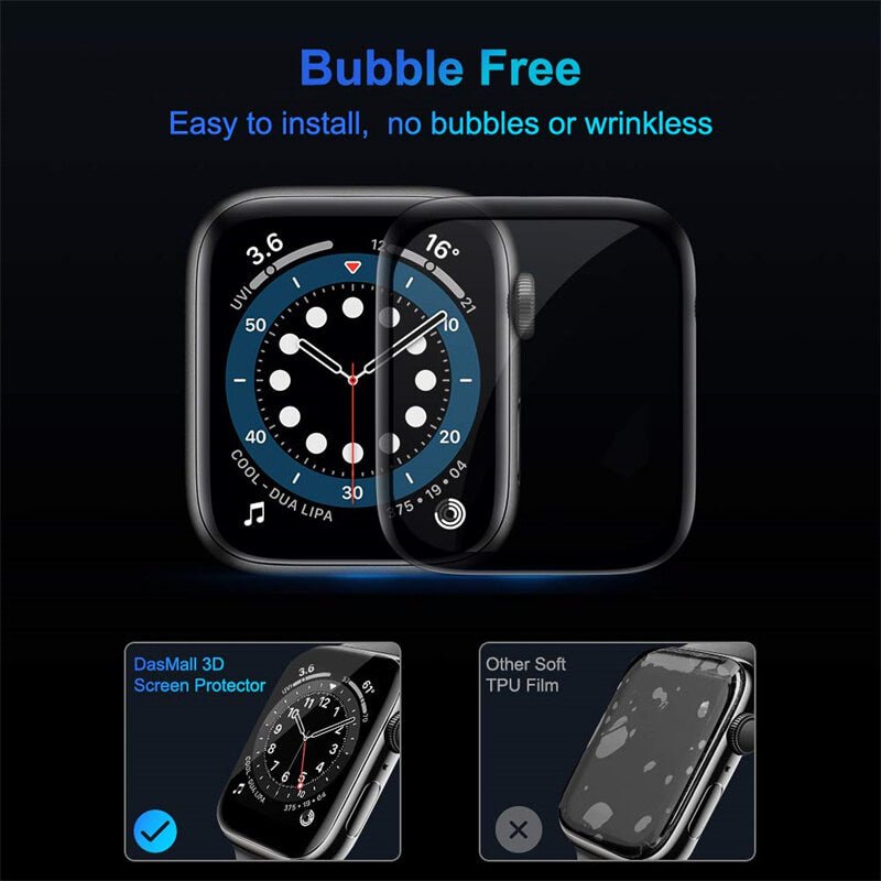 PMMA 3D Screen Protector Compatible with Apple Watch - Matjrna