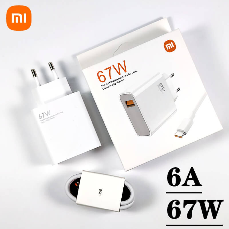 Xiaomi Rapid 67W Adapter with Type-C Cable - Support Turbo Charger - Matjrna